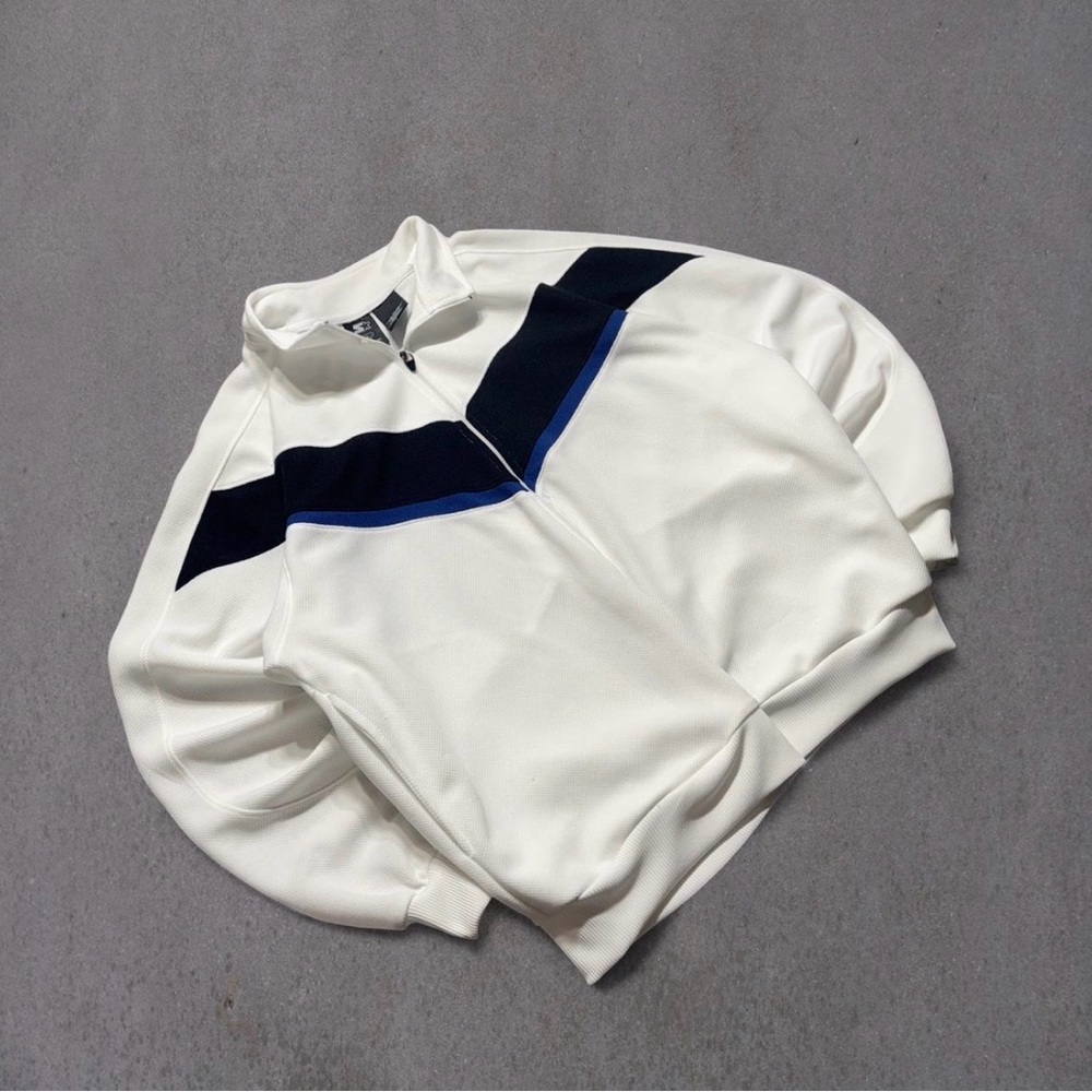 Starter Tracksuit Top Black Blue Accents